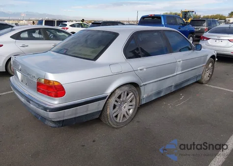 2000 BMW 740Il из США, поврежденный, VIN WBAGH834XYDP14384